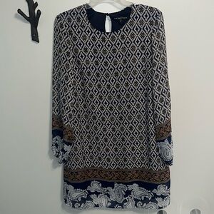 Multicolored business casual dress